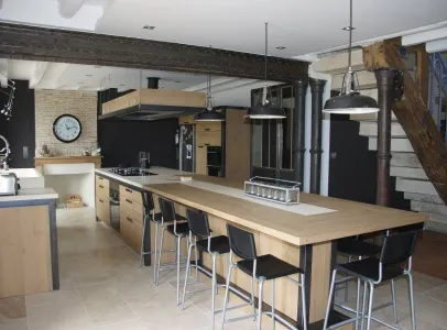 meuble de cuisine sur mesure à Villedieu-sur-Indre près de Châteauroux en Indre 36